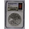 Image 1 : 2014 SILVER AMERICAN EAGLE NGC MS-70 !!!! (WORLD SERIES CHAMPS SAN FRANCISCO GIA