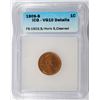 Image 1 : 1909-S LINCOLN CENT ICG VG 10 CLEANED - ERROR S / HORIZONTAL S