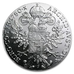 1780 Austria Maria Theresa Silver Thaler AU/BU
