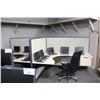 Image 2 : TAYCO PANEL LINK 12' X 5' MAPLE DOUBLE CUBICLE WORK STATION