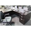 Image 2 : ESPRESSO REVERSIBLE 6' L-SHAPE EXECUTIVE DESK