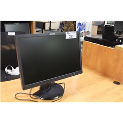 LENOVO 23'' FLAT SCREEN LCD MONITOR W/ ADJUSTABLE STAND AND INTEGRATED WEBCAM