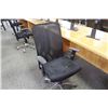 Image 2 : BLACK HIGH MESH BACK ADJUSTABLE ARM  BLACK TASK CHAIR