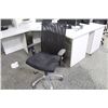 Image 2 : BLACK HIGH MESH BACK ADJUSTABLE ARM  BLACK TASK CHAIR