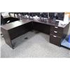 Image 2 : ESPRESSO REVERSIBLE 6' L-SHAPE EXECUTIVE DESK