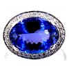 Image 1 : Tanzanite  6.15 Diamond Ring