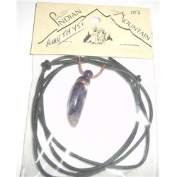 AMETHYST INDIAN MOUNTAIN NECKLACE