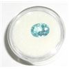 Image 1 : 3.25 CARAT *RARE-HUGE* BLUE TOPAZ BEAUTIFUL FACETED & OVAL CUT GEMSTONE-GEM COMES IN A HARD DISPLAY