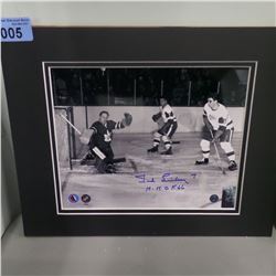 SIGNED TED LINDSAY PHOTO (8X10)
