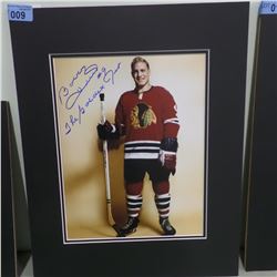 SIGNED BOBBY HULL PHOTO (14X11)