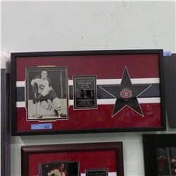 SIGNED JEAN BELIVEAU PUCK W/PHOTO