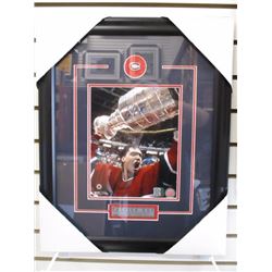 SIGNED/FRAMED PATRICK ROY PHOTO