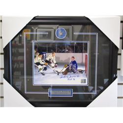 SIGNED/FRAMED JOHNNY BOWER (H.O.F.) PHOTO