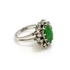 Image 2 : Jade Diamond 14k Gold Ring