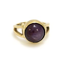 Cabochon Ruby 14k Gold Arthritis Ring