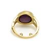 Image 3 : Cabochon Ruby 14k Gold Arthritis Ring