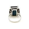 Image 2 : 8.5 ct Tourmaline Diamond Platinum Ring
