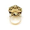 Image 3 : Large Lime Citrine 14k Gold Ring