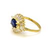 Image 2 : Sapphire Diamond 18k Gold Ring
