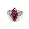 Image 1 : Ruby Diamond Platinum Ring