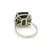 Image 2 : 6 ct Tourmaline Diamond 18k Gold Ring