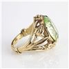 Image 2 : 14k Gold Peridot Ring