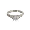Image 2 : Van Cleef & Arpels Diamond Platinum Engagement Ring