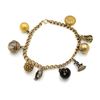 Image 1 : Victorian 14k Gold Charm Bracelet