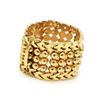 Image 3 : Retro Wide 18k Gold Bracelet