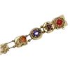 Image 2 : Gem Set 14k Gold Bracelet