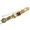 Image 3 : Gem Set 14k Gold Bracelet