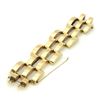 Image 1 : Retro Wide 14k Gold Bracelet