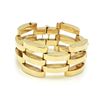 Image 2 : Retro Wide 14k Gold Bracelet