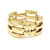 Image 3 : Retro Wide 14k Gold Bracelet