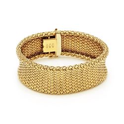 18k Gold Weaved Bracelet
