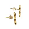 Image 2 : Ruby Diamond 18k Gold Drop Earrings