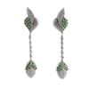 Image 1 : Tenthio Diamond Tsavorite 18k Gold Earrings