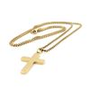 Image 1 : 18k Gold Cross and Chain