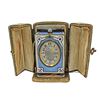 Image 1 : Mother of Pearl Enamel Repeater Clock by Geneva Clock Co.