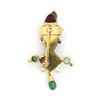 Image 3 : Gem-set Enamel Blackamoor Gold Pin