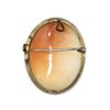Image 2 : Victorian Carved Shell Cameo Pin Pendant