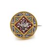 Image 1 : 15k Gold Mosaic Pin