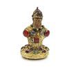 Image 1 : Gem Set Warrior Silver Gilt Table Seal