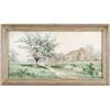 Image 1 : G.E. HENRI (American, Early 20th Century) SPRINGTIME AT THE FARM.