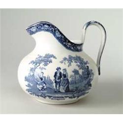 DOULTON PITCHER IN "WATTEAU" PATTERN.