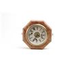 Image 1 : MAHOGANY OCTAGON WALL CLOCK BY E.N. WELCH.