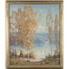 Image 1 : GUSTAVE WIEGAND (American, 1870-1957) "AUTUMN LANDSCAPE".