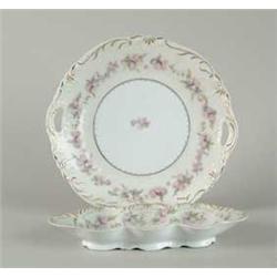 TWO PIECES OF OLD IVORY CHINA.
