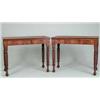 Image 1 : FINE PAIR OF SHERATON CARD TABLES.