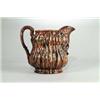 Image 1 : BENNINGTON LARGE PITCHER IN THE "ALTERNATE RIB" PATTERN.